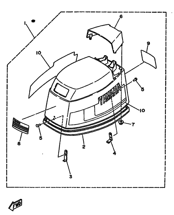 Yamaha Outboard Parts - 30 MHS/L 30D (6J8) / Europe (999) / 1986 