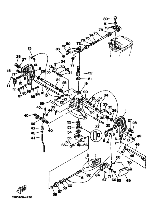 Yamaha Outboard Parts - 55 MHS/L E55C (6A3) / Europe (030) / 2003